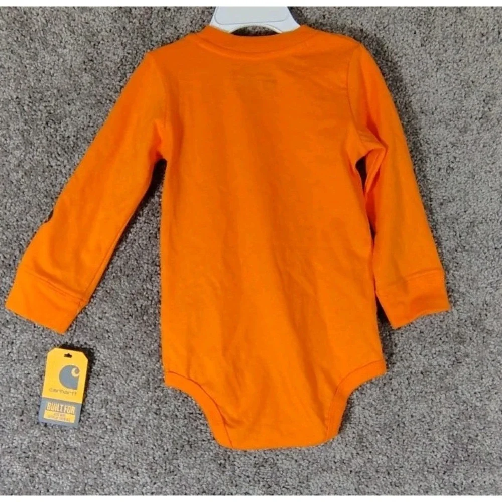 Carhartt Orange Bodysuit 9m